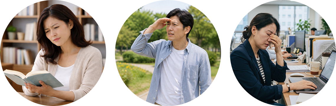 눈의 불편함 증상